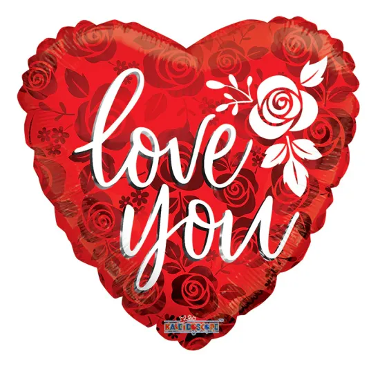 ROUND LOVE YOU 18 INCH