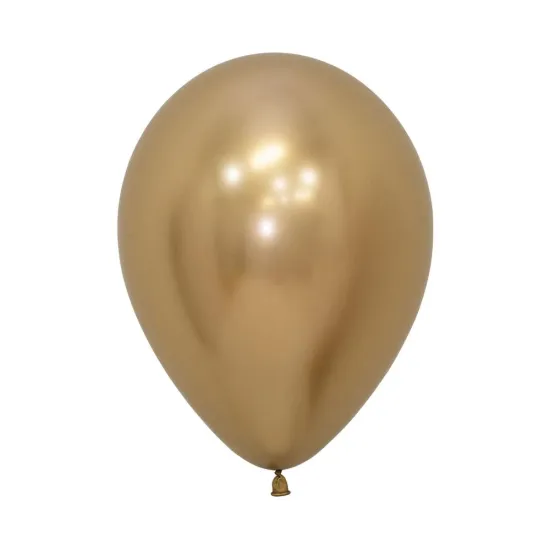 12 inch Sempertex latex round balloon – Reflex Gold