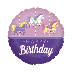  FOIL BALLOONS CAROUSEL BIRTHDAY
