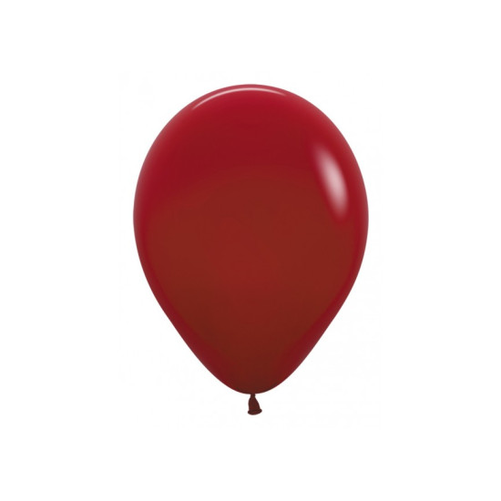 5 inch LATEX ROUND BALLOONS FASHION IMPERIAL RED