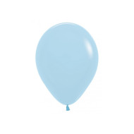  LATEX ROUND BALLOONS PASTEL MATTE BLUE 5 INCH 100 PCS 