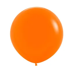  LATEX ROUND BALLOONS FASHION ORANGE 18 INCH 6 PCS 