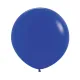 18 inch LATEX ROUND BALLOONS FASHION ROYAL BLUE - 6Pcs