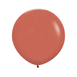  LATEX ROUND BALLOONS FASHION TERRACOTTA 18 INCH 6 PCS 