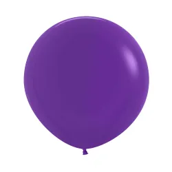  LATEX ROUND BALLOONS FASHION VIOLET 18 INCH 6 PCS 