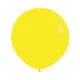 18 inch LATEX ROUND BALLOONS FASHION YELLOW - 6Pcs