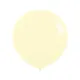 18 inch LATEX ROUND BALLOONS PASTEL MATTE YELLOW - 6Pcs