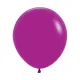 18 inch LATEX ROUND BALLOONS FASHION PURPLE ORCHID - 6Pcs