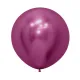 24 inch LATEX ROUND BALLOONS REFLEX FUCHSIA