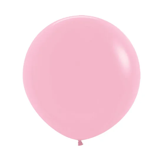FASHION PINK LATEX ROUND BALLOONS 18 INCH 6 PCS