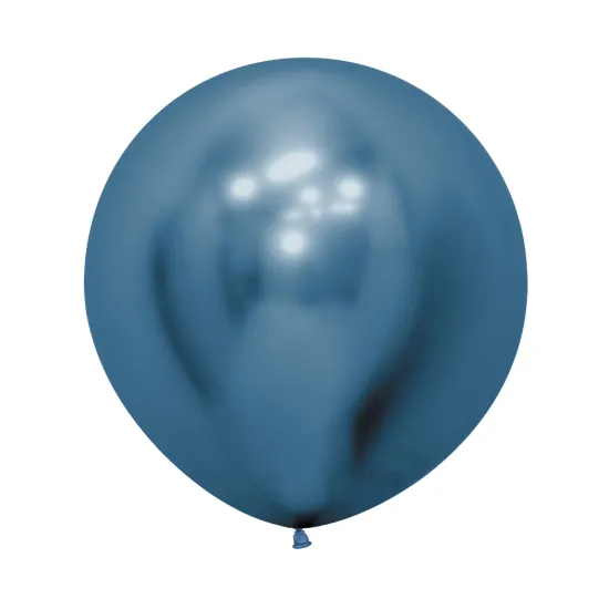REFLEX BLUE LATEX ROUND BALLOONS 12 INCH 50 PCS