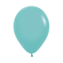 12 INCH LATEX ROUND BALLOONS FASHION AQUAMARINE - 100 PCS