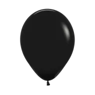 LATEX ROUND BALLOONS FASHION BLACK 5 INCH 100 PCS 