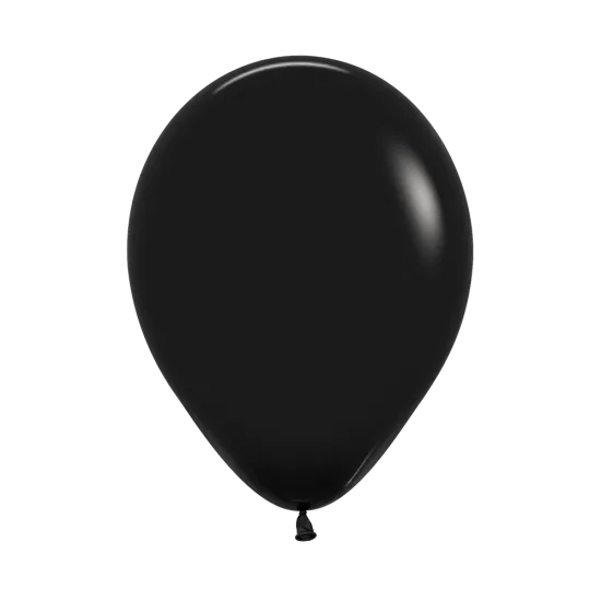 5 inch LATEX ROUND BALLOONS FASHION BLACK