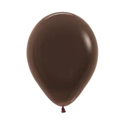 12 INCH LATEX ROUND BALLOONS FASHION CHOCOLATE PCS 