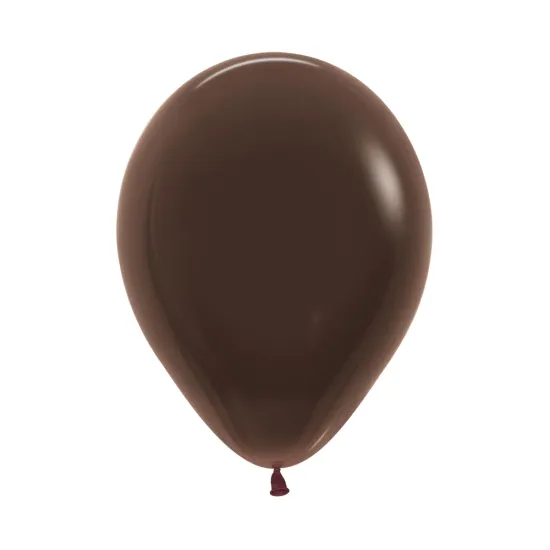 12 inch LATEX ROUND BALLOONS FASHION CHOCOLATE