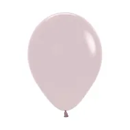 12 inch LATEX ROUND BALLOONS PASTEL DUSK ROSE - 100 PCS 