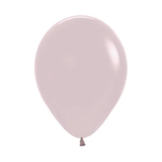 5 inch LATEX ROUND BALLOONS PASTEL DUSK ROSE