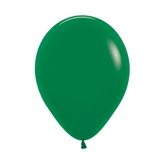 5 inch LATEX ROUND BALLOONS FASHION FOREST GREEN