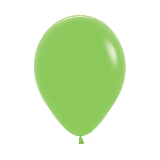 12 inch LATEX ROUND BALLOONS FASHION LIME GREEN