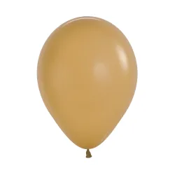 12 INCH LATEX ROUND BALLOONS FASHION LATTE - 100 PCS 