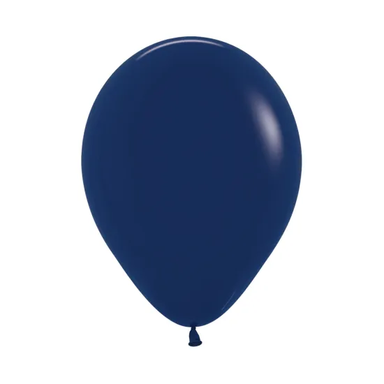 12 inch LATEX ROUND BALLOONS FASHION NAVY BLUE