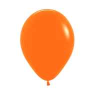 12 INCH LATEX ROUND BALLOONS FASHION ORANGE - 100 PCS 