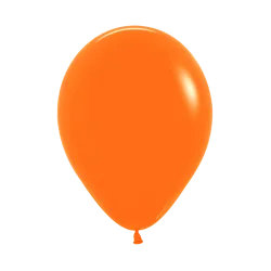 12 INCH LATEX ROUND BALLOONS FASHION ORANGE - 100 PCS 