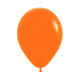 5 inch LATEX ROUND BALLOONS FASHION ORANGE