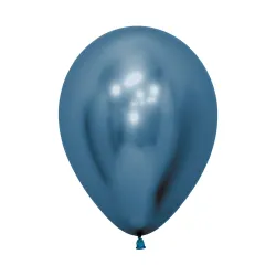 12 inch LATEX ROUND BALLOONS REFLEX BLUE - 50 PCS 
