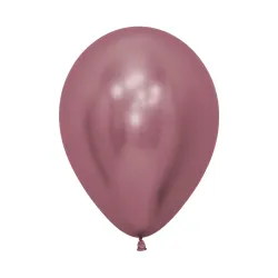 12 inch LATEX ROUND BALLOONS REFLEX PINK - 50 PCS 