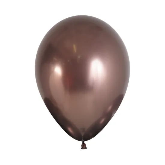 12 inch LATEX ROUND BALLOONS REFLEX TRUFFLE - 50Pcs