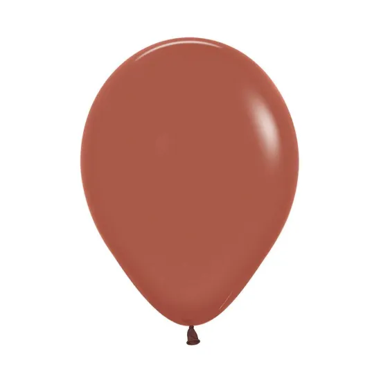 12 inch LATEX ROUND BALLOONS FASHION TERRACOTTA