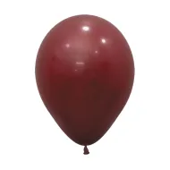 12 INCH LATEX ROUND BALLOONS FASHION MERLOT - 100 PCS 