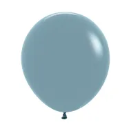  LATEX ROUND BALLOONS PASTEL DUSK BLUE 18 INCH 6 PCS 
