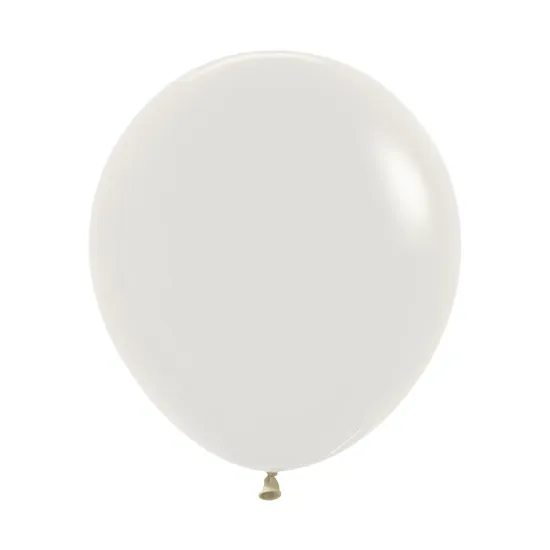 24 inch LATEX ROUND BALLOONS PASTEL DUSK CREAM - 3Pcs