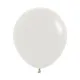 24 inch LATEX ROUND BALLOONS PASTEL DUSK CREAM - 3Pcs