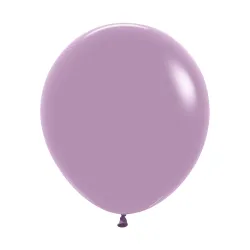  LATEX ROUND BALLOONS PASTEL DUSK LAVENDER 18 INCH 6 PCS 