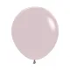 24 inch LATEX ROUND BALLOONS PASTEL DUSK ROSE - 3Pcs