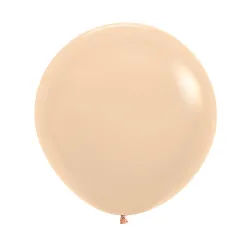  LATEX ROUND BALLOONS PASTEL MATTE MALIBU PEACH 18 INCH 6 PCS 