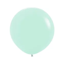  LATEX ROUND BALLOONS PASTEL MATTE GREEN 18 INCH 6 PCS 