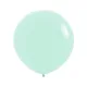 24 inch LATEX ROUND BALLOONS PASTEL MATTE GREEN - 3Pcs