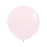  LATEX ROUND BALLOONS PASTEL MATTE PINK 18 INCH 6 PCS 