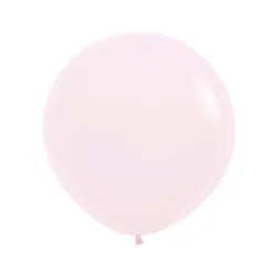  LATEX ROUND BALLOONS PASTEL MATTE PINK 18 INCH 6 PCS 