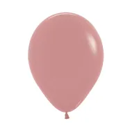 12 INCH LATEX ROUND BALLOONS FASHION ROSEWOOD - 100 PCS