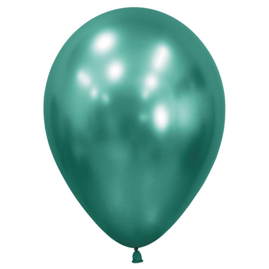 REFLEX AURORA GREEN LATEX ROUND BALLOONS 5 INCH 50 PCS