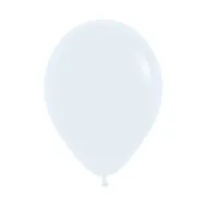 12 INCH LATEX ROUND BALLOONS FASHION WHITE - 100 PCS 