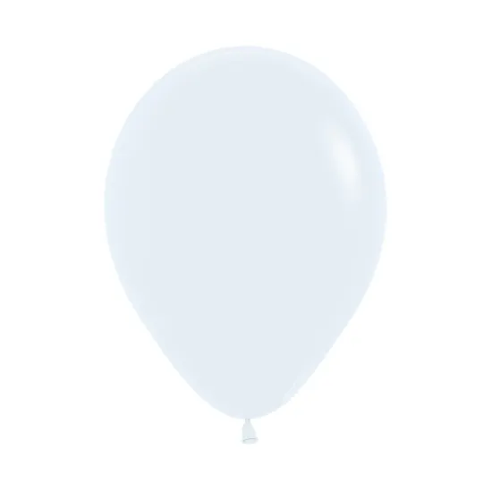 12 inch LATEX ROUND BALLOONS FASHION WHITE