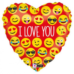  FOIL BALLOONS I LOVE YOU 18 INCH