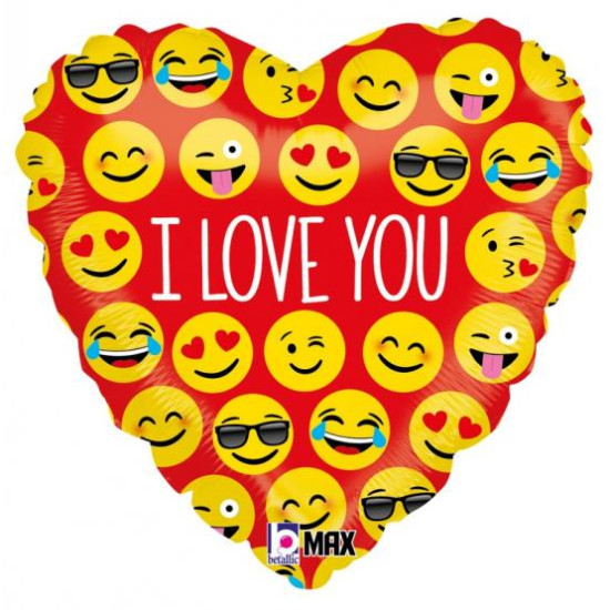 FOIL BALLOONS I LOVE YOU 18 INCH